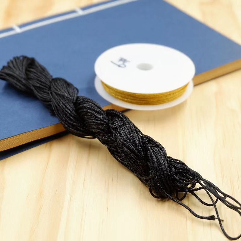 braided yarn with Direct Black 38