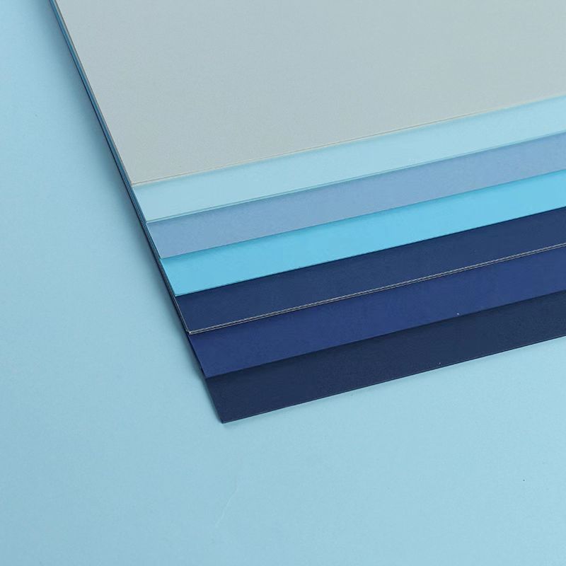 cardboard with Direct Copper Blue 2R5z1