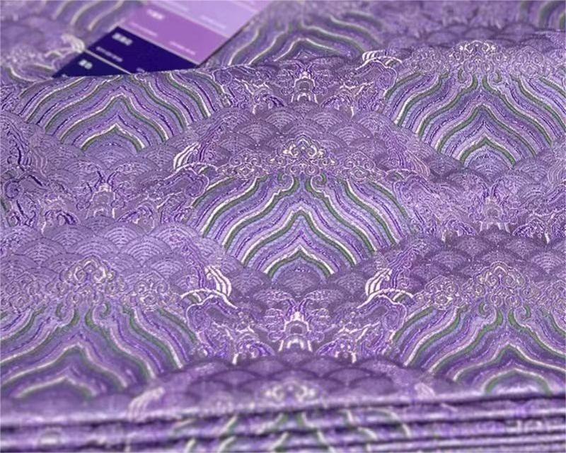 Silk with Acid Violet N-FBL nju